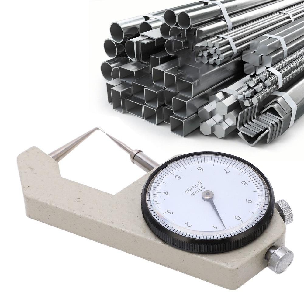 Clear Scale Thickness Gauge Pointer Display Thickness Meter Portable Thickness Micrometer Metals