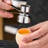 Double Head Egg Cracker 304 Stainless Steel Egg Opener Egg Topper Egg Top Remover  Boiled Egg