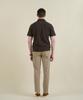 PANICALE Beige Poplin Elastic Waist Slim Fit Chino Pants