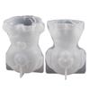 Crown Scarf Puppy Silicone Mold 3D Dog Shape Candle Mold DIY Handmade Scented Candle Resin Mould Reusable Craft Tool