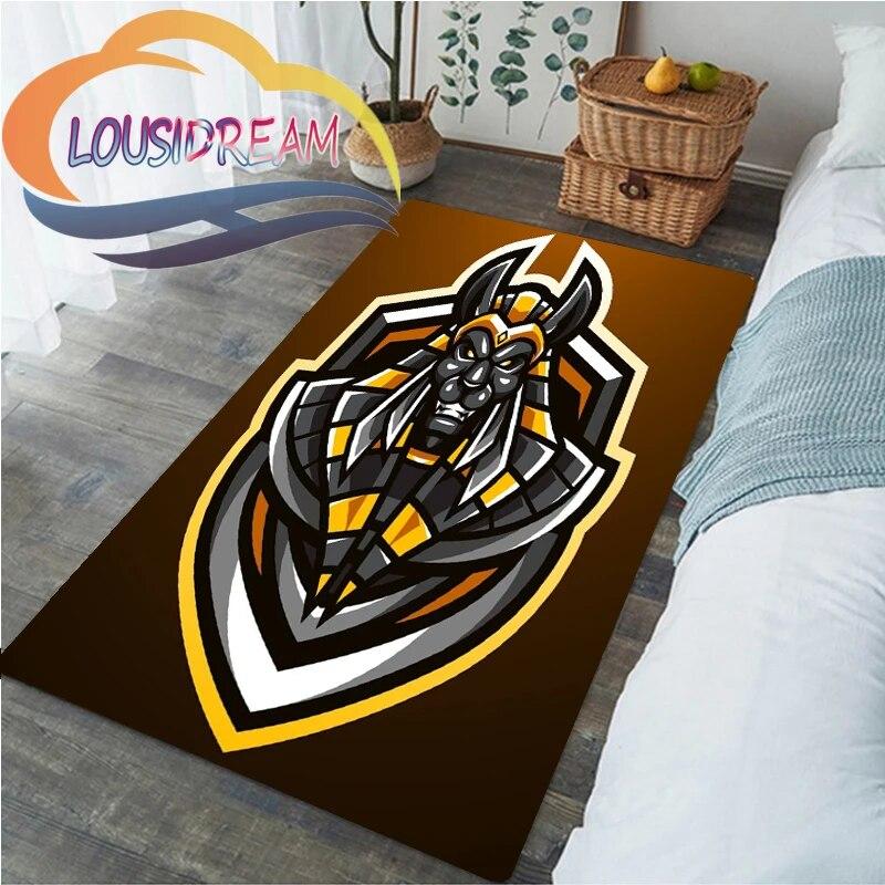 Horus Zeul egiptean antic Ochiul Egiptului Faraonul Anubis fata. Sufragerie moale Covor Acasă Covoraș copii