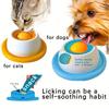 Lick Toys For Dogs Feeder Slow Puzzle Toy Pet Stimulation Licking Plate Non-Slip Food Bowl Pet Toys Cat Feeding Crate