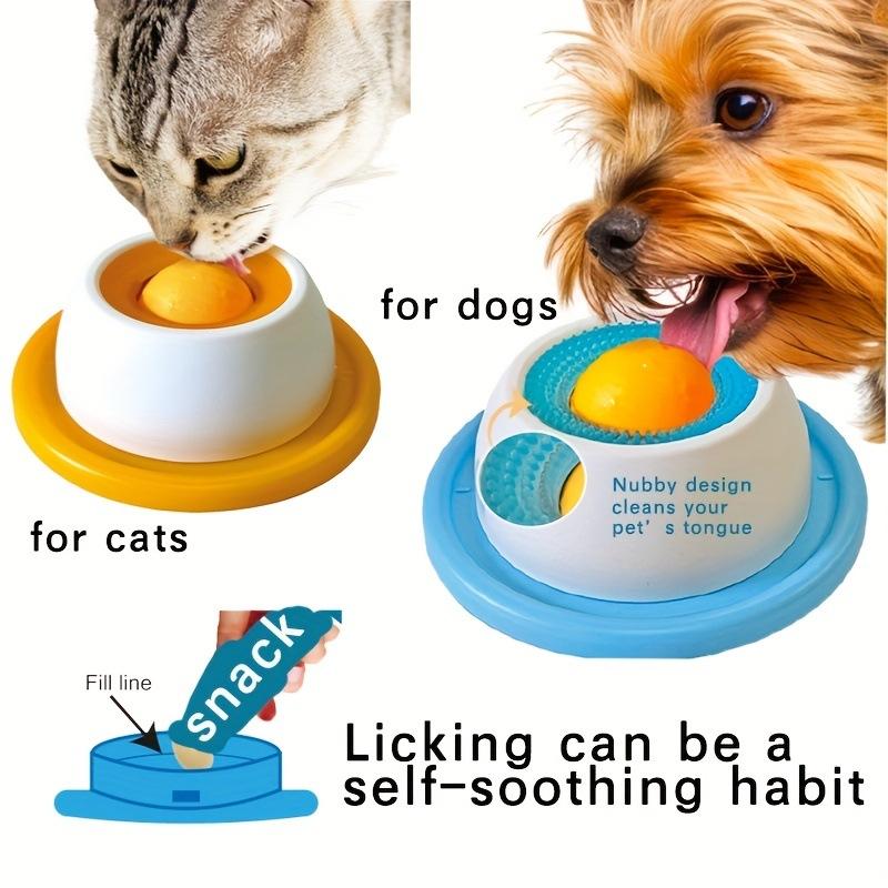 Lick Toys For Dogs Feeder Slow Puzzle Toy Pet Stimulation Licking Plate Non-Slip Food Bowl Pet Toys Cat Feeding Crate