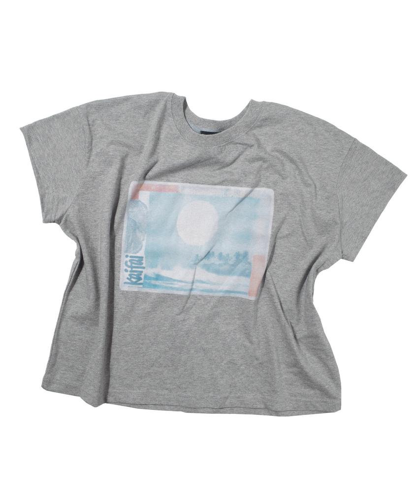 KAIFAI Fade Shore Short Sleeve T-Shirt (Melange) K26Qb238