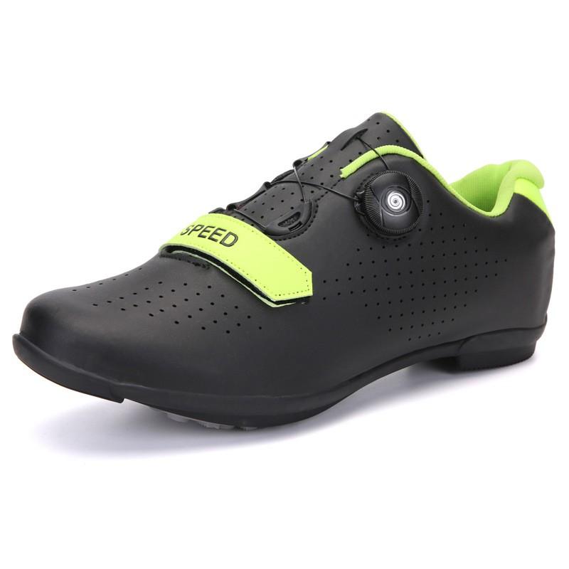 Unisex Cycling Shoes Road Mountain Bike SPD Clipless Pedals Breathable Rigid Sole Indoor Trainer Wide Fit