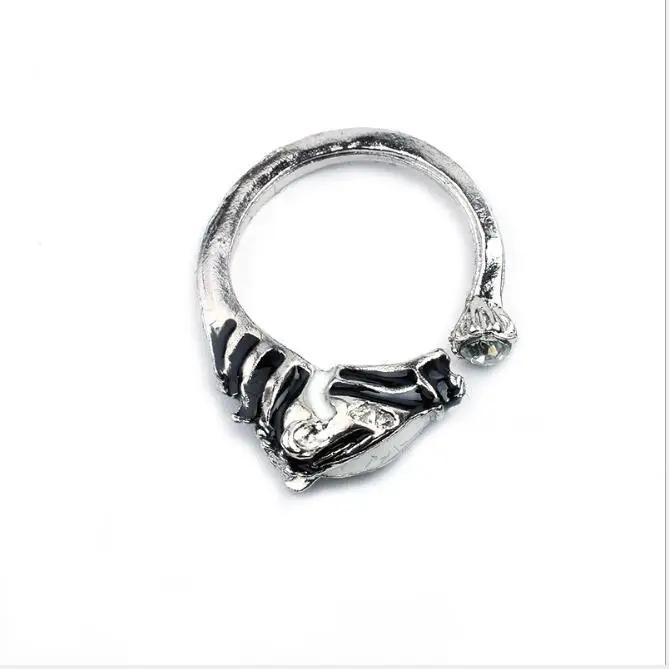 1Pc Women Fashion Horse Head Adjustable Index Finger Opening Ring Characteristic Jewelry