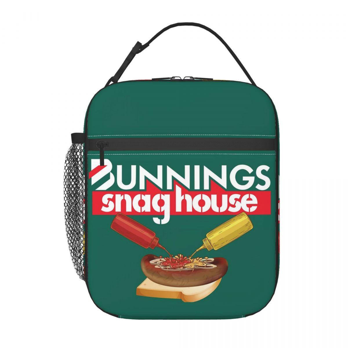 Bunnings Snaghouse Sac à déjeuner isotherme pour femmes enfants Boîtes alimentaires portables Boîte à déjeuner thermique Sac fourre-tout One Size