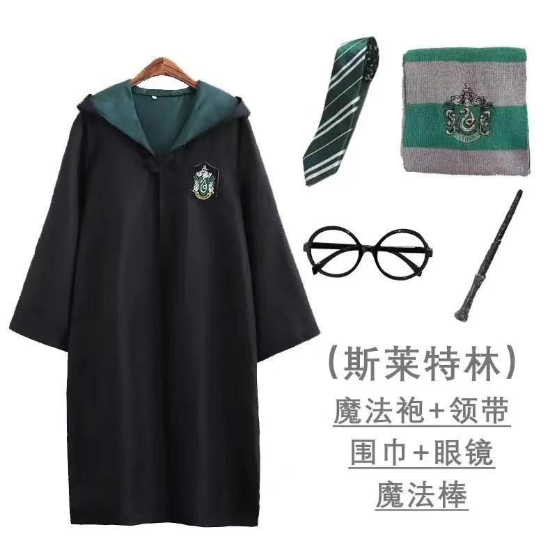 Harry Potter Cosplay Kostüm Magier Robe Kleidung Zubehör Erwachsene Kinder Schuluniform Halloween Umhang