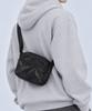 CREAM SODA LAB Minimal Patch Crossbody Bag Black