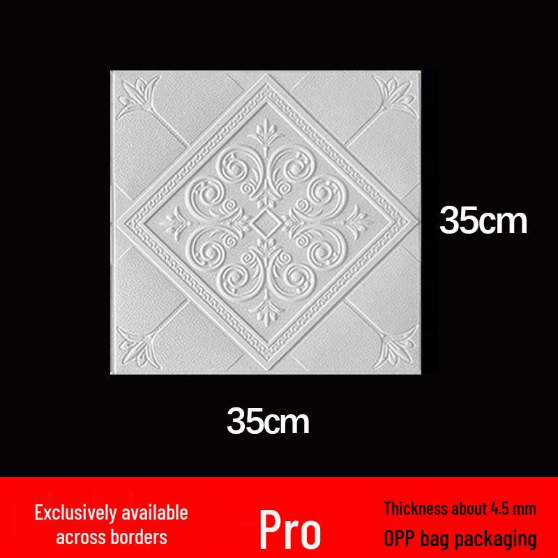 Wasserdichte selbstklebende Schaumstoff-Sticker für Decke & Wand - Feuchtigkeitsbeständige Dekorations-Tapete