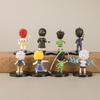 8 Styles Hunter×Hunter Cartoon Figure Doll Killua Zoldyck Gon Hisoka Collection Car Decoration Model Toy Doll Gift
