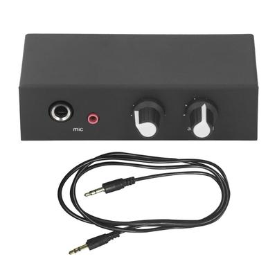 Microphone Music Mixer 6.5mm Dynamic 3.5mm Condenser Amplifier Mic Ble Mixer with Independent