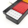 Pair 24V Waterproof Car Truck 50 LED Rear Tail Light Driving Brake Turn Reverse Lamp Fit ISUZU Elf Truck NPR NKR NHR NLR 1984-up