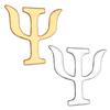 Retro Alloy Geometric Brooch Psychology Pin Elegant Fashion Accessory For Trendy Men Women And