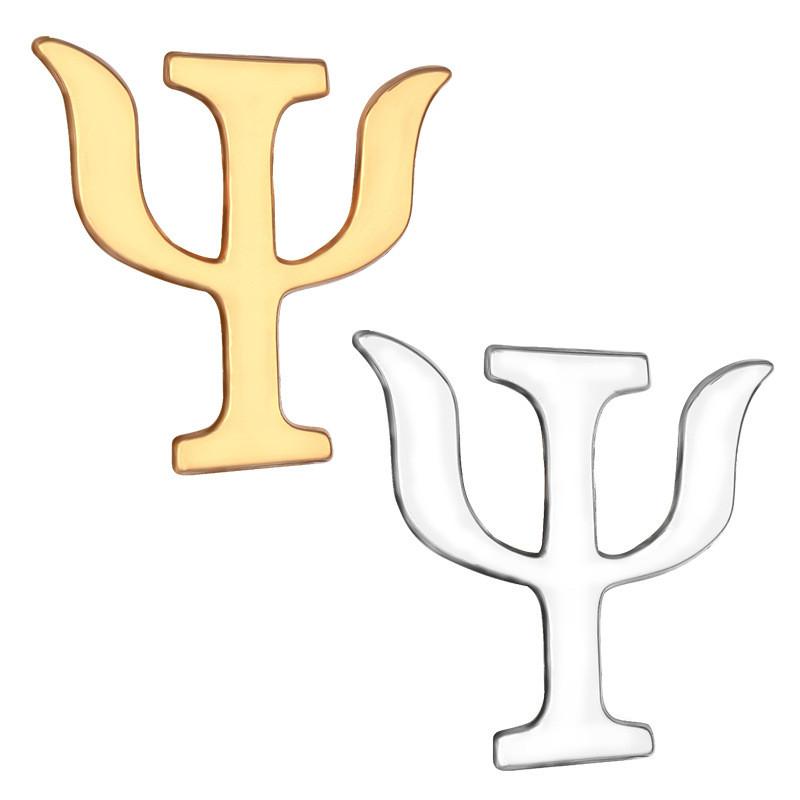 Retro Alloy Geometric Brooch Psychology Pin Elegant Fashion Accessory For Trendy Men Women And