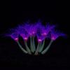 Silicone Feathered Coral Glowing Fake Coral Ornament New Glowing Artificial Coral  Aquarium