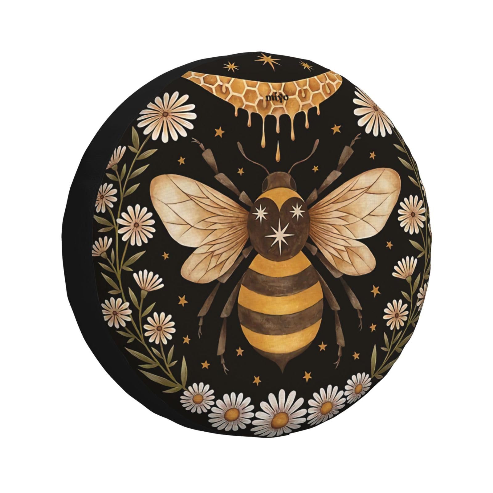 [§miyo] Чехол для запасного колеса автомобиля, Совместим с 14, 15, 16, 17 дюймами, Совместим с 15 inch