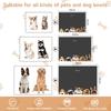 VIKAMA Pet Petting Park Floor Mat Enclosure Area Floor Is Waterproof For Dog Food. Easy To Clean And Maintain.
