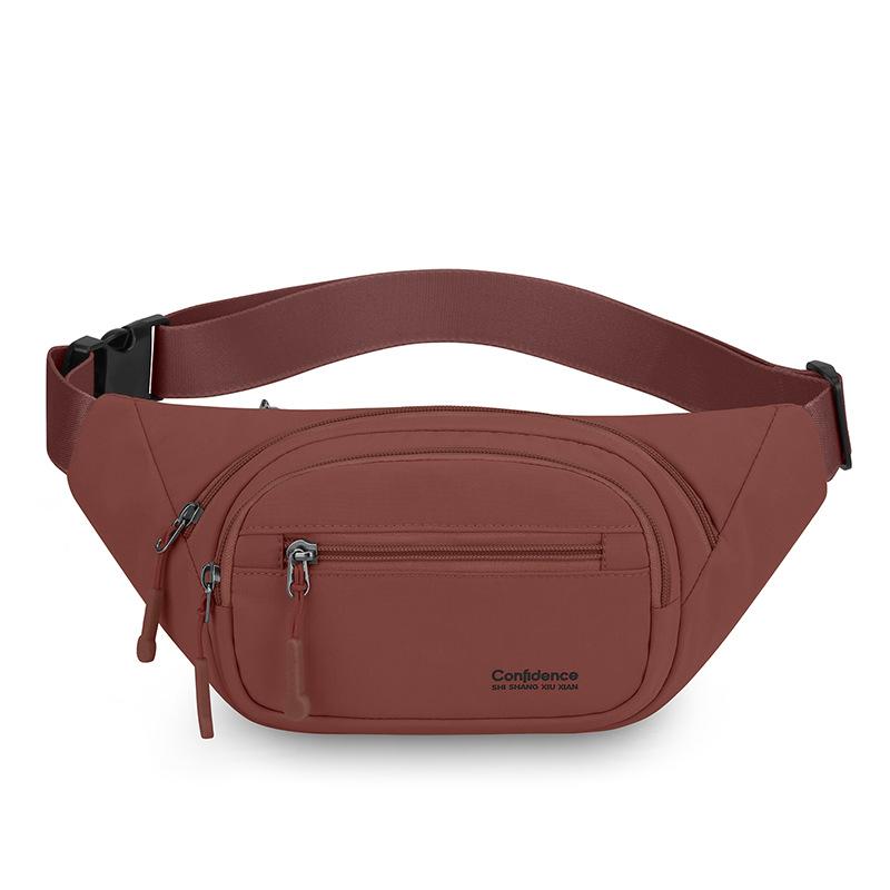 Women's Waist Bag Large Capacity Bag Sports Multifunctional Crossbody Bag Waterproof Mobile Phone Chest Bag