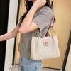 Large Capacity, Bag, Women's Bag, Woven, Swivel Lock Design, Shoulder Bag, Armpit Bag, Casual Bag