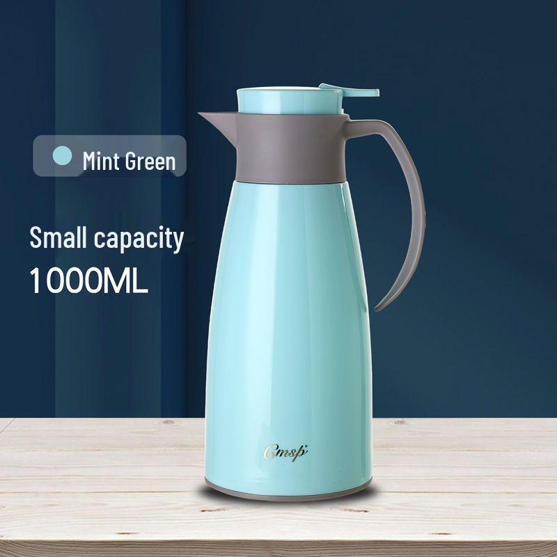 

Large Capacity Insulated Thermos Kettle with Glass Liner - Stylish Design