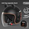 Women's Electric Vehicle Helmet Winter Thermal Helmet Double Four-season Universal Battery Motorcycle Half Helmet