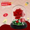 Eternal Flower Bouquet Building Blocks Kids Toy Mini Bricks Girl Series Rose Gift for Valentine Birthday