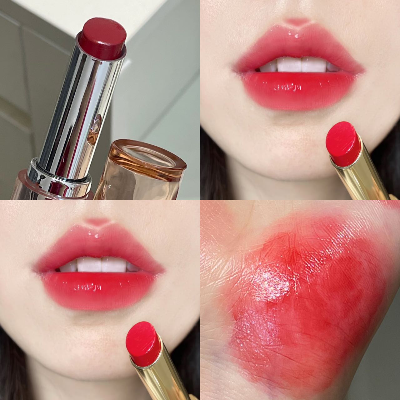 Herorange Glanzende Lippenstift Lichtgewicht Hydraterend Langhoudend Alle Huidtinten Dagelijks Date Feest red