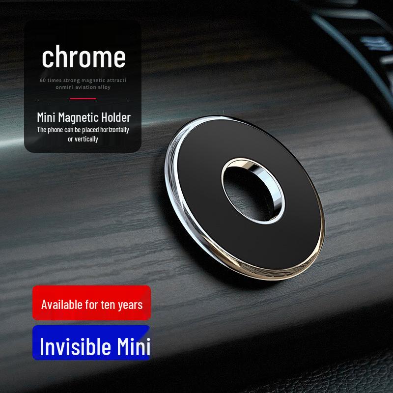 Suport magnetic pentru telefon auto: Suport metalic multifuncțional, cu adeziv puternic