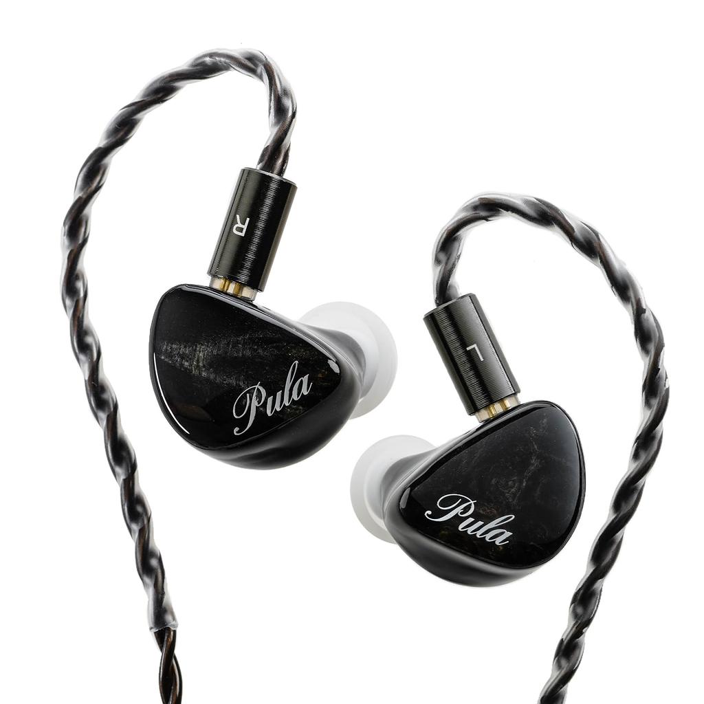 HiFiGo Wired Monitor 1DD Pula Audio Unicrom Heather Stabilized Wood Diaphragm Dynamic HIFI Sound Sound Interchangeable Plug Earphones, Earphones, IEM,