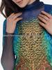 Set Costume da Bagno Pavone: Costumi Interi e Due Pezzi con Protezione Solare, Maniche Lunghe e Gonna in Rete