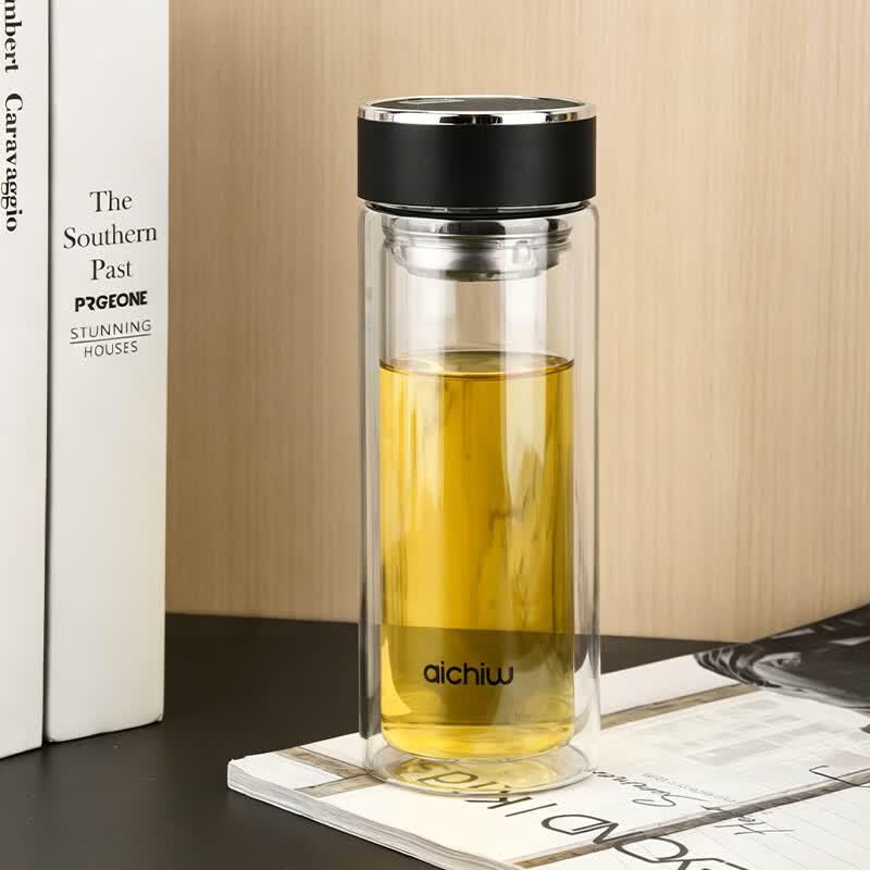 Aichiw Double Wall Glass Mug