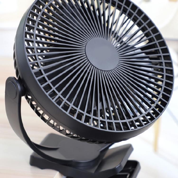 Personal Fan Mini Table USB Rechargeable Durable Clamp Fans with 4 Speeds