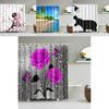 High-quality Polyester Shower Curtain Water Repellant And Easy To Clean