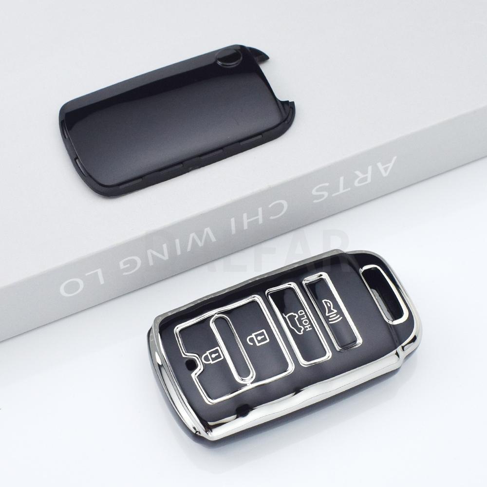 4 Buttons TPU Auto Shell Fob Cover Holder For KIA Cadenza K9 K7 K-04 Sorento K900 and New K7 Car Key Case Keychain Protector