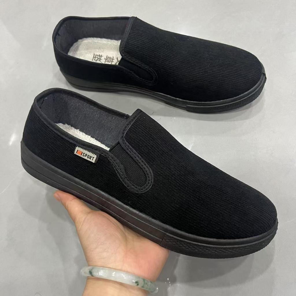 Cloth shoes spring breathable thin soft-soled canvas shoes comfortable shoes velvet cloth shoes