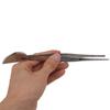Crescent Moon Head Stainless Steel Tweezers Rust Proof Rake Spatula Tools Bonsai Tweezers Set