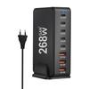 268W Gallium Nitride Multi-Port USB Laptop Charger Head with Super Fast PD Charging