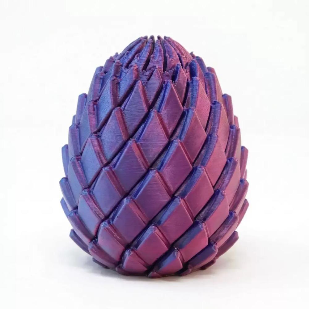 Hot New 3D Printing Dragon Egg Stress Relief Model Deformable Twist Egg Creative Stress-Relief Gadget Desk Ornament Creative Gif