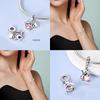 Copper Pink Purple Blue Luminous Fireflies Charms Beads Pendant Fit Original Bracelet Diy Fine Jewelry For Women