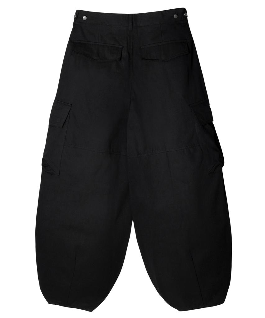 IDWS Andy Twill Balloon Cargo Pants Black