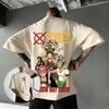 Unisex One Piece Anime Graphic T Shirt Men Women 2026 Summer Cotton Short Sleeve Tee Casual Streetwear Oversized Crewneck Tops
