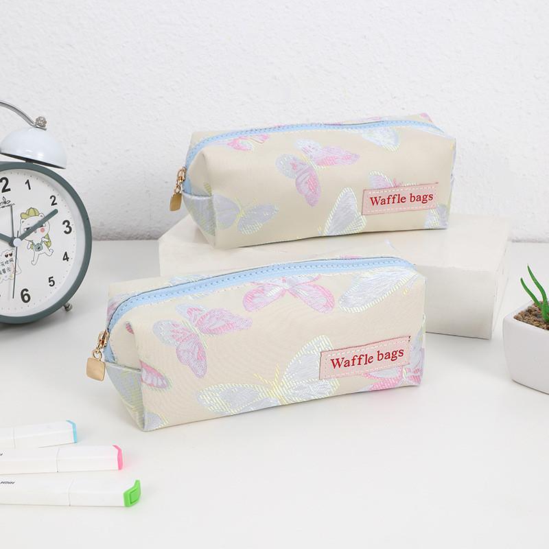 Elegant Korean Style Butterfly Storage Pouch For Home Office And School Supplies