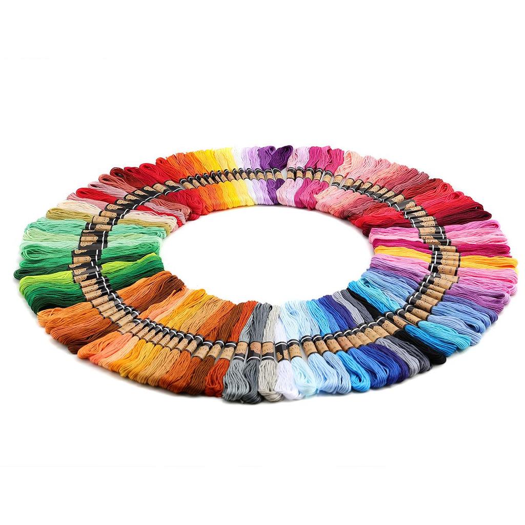 447 Color Embroidery & Cross Stitch Cotton Thread for DIY Projects