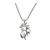 Flame Dragon Wolf King Necklace: Cool Unisex Pendant with Disco Hip-Hop Style