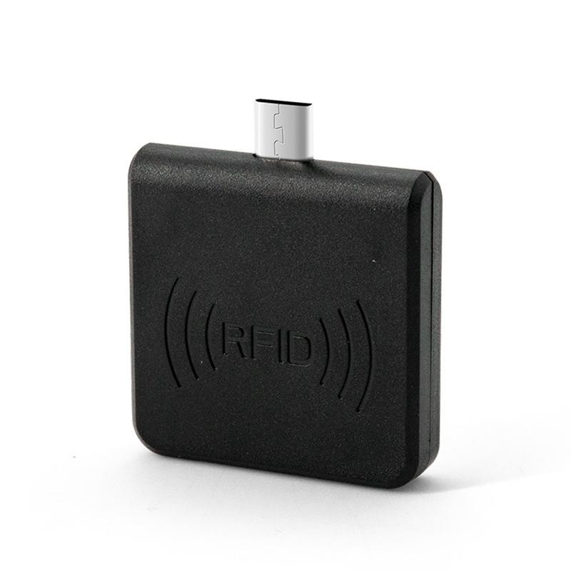 

B03B-FDX-A,B Зчитувач ID тварин Micro-USB RFID-вушна бирка та тваринний чіп 134.2KHz Зчитувач OTG для великої рогатої худоби чорний
