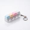 4-Button Keycaps Keyboard Fidget Keychain Stress Relief Fidget Clicker Toy Decompression Toy Bag Pendant