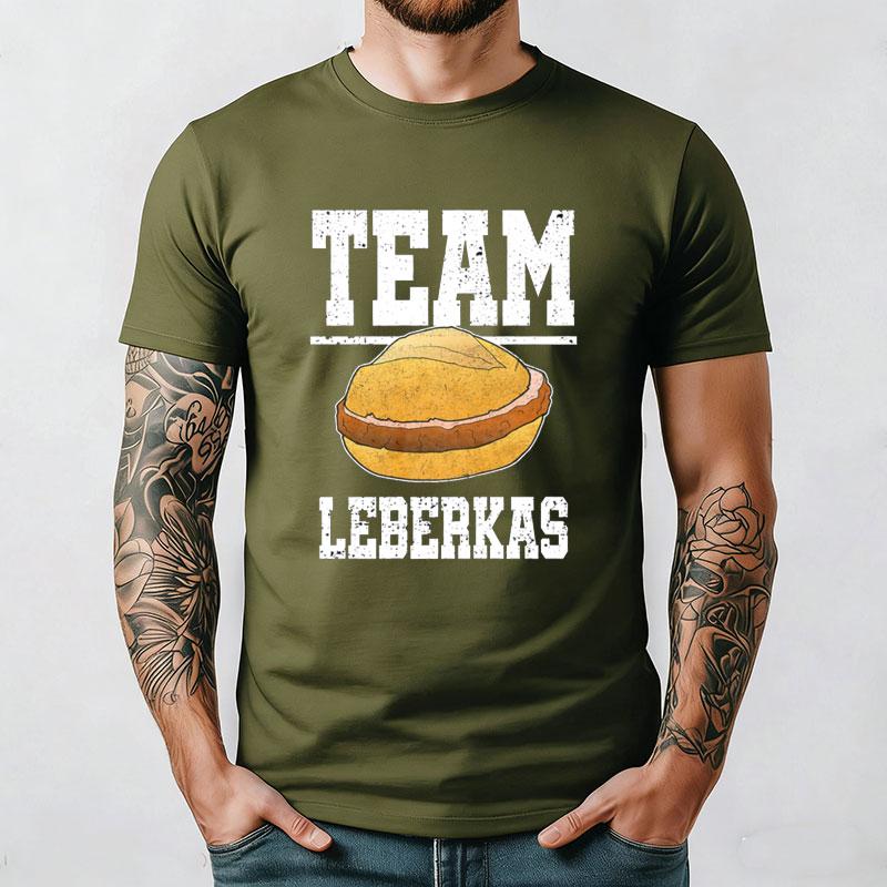 Leberkäse T-Shirt Oktoberfest München Bayern Fun Shirt Lustiges Neues Sommer Kurzarm-T-Shirt Gestartet Lässiges Baumwoll-Print-Oberteil