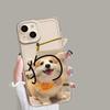 Funny Cartoon Dog Couple Phone Case For iPhone 15 11 12 14 13 Pro Max Mini XS Max XR SE2 7 8 Plus Cute Animal Mobile Phone Cover