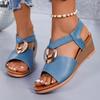 Summer Chunky Platform Gladiator Sandals Platform Wedge Sandals Lightweight Summer Strap Casual Vacation Sandals Sandale Femme